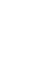 White stylized spade icon on black background